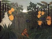Henri Rousseau Repast of the Lion oil painting picture wholesale
